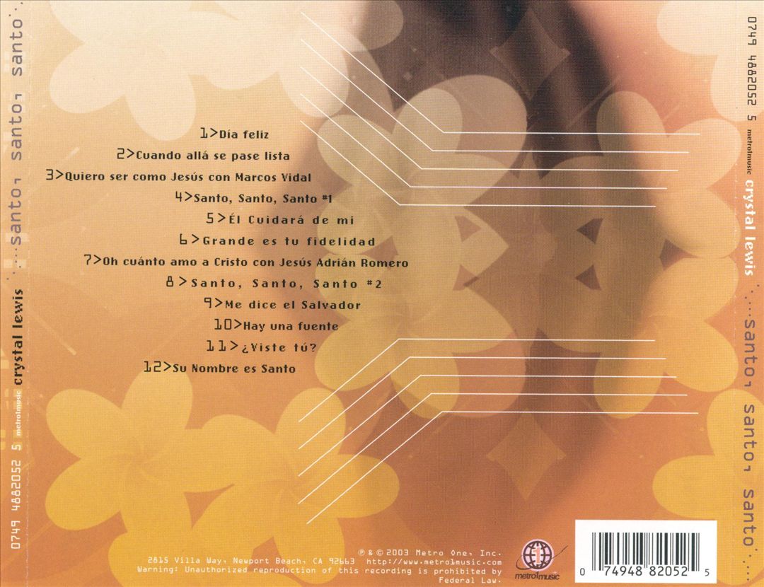 Santo, Santo, Santo cover art