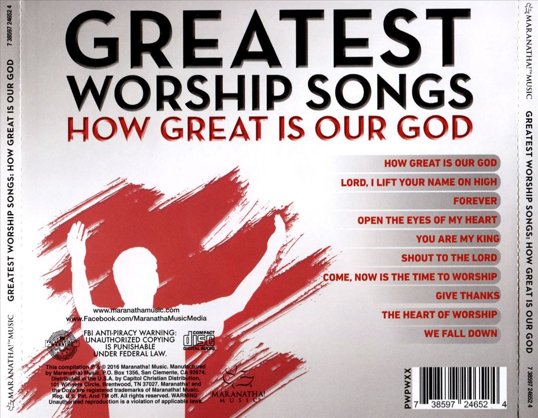 Great Worship Songs: How Great Is Our God cover art