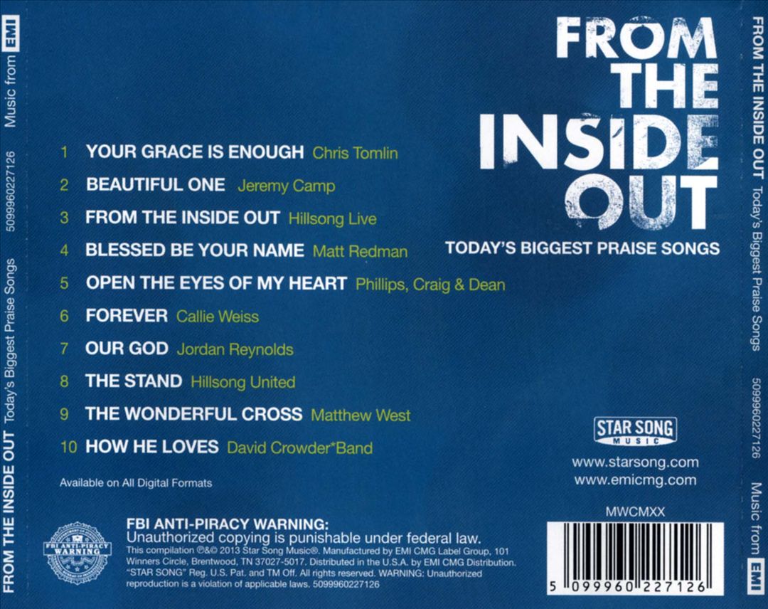 From the Inside Out: Today's Biggest Praise Songs cover art
