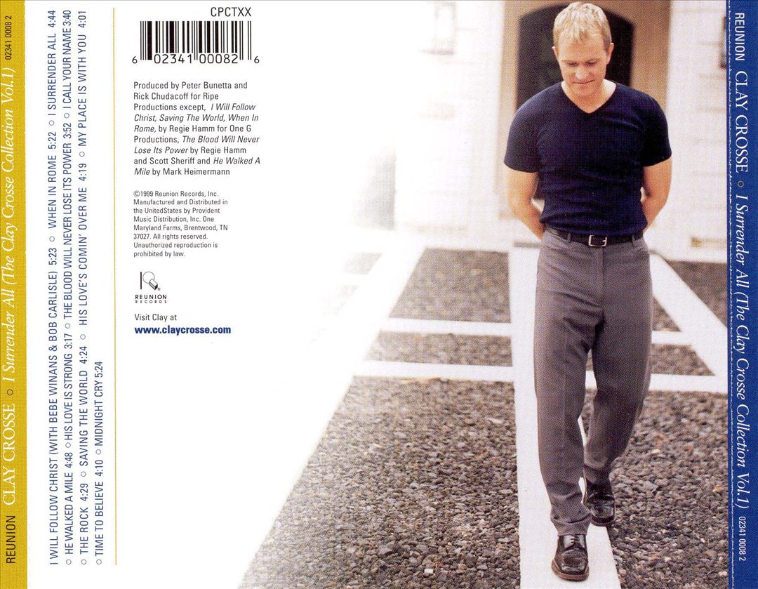 I Surrender All: The Clay Crosse Collection, Vol. 1 cover art