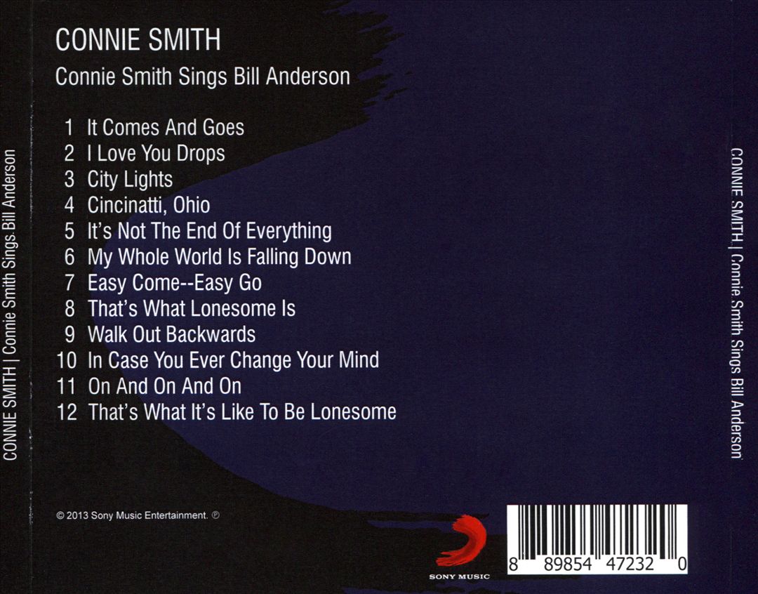 Connie Smith Sings Bill Anderson cover art