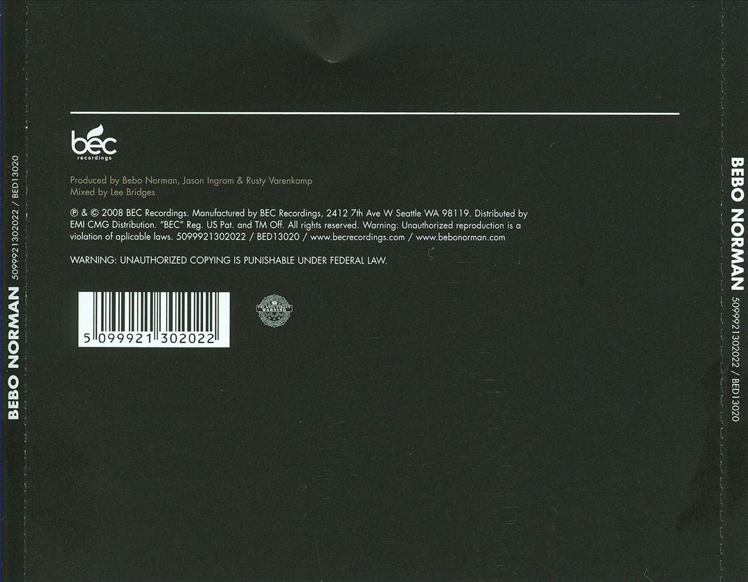 Bebo Norman cover art