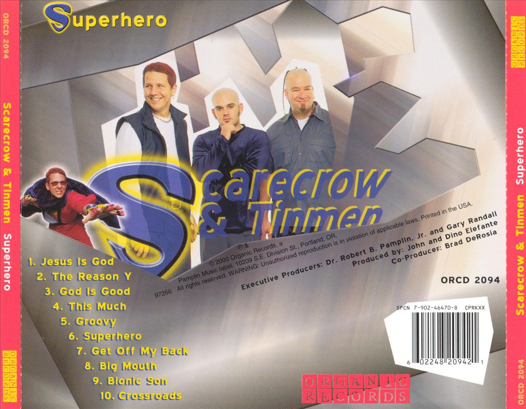 Superhero cover art