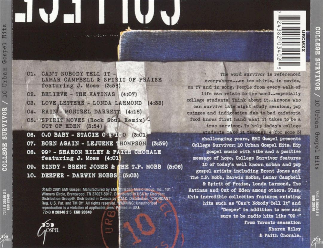 College Survivor: 10 Urban Hits cover art