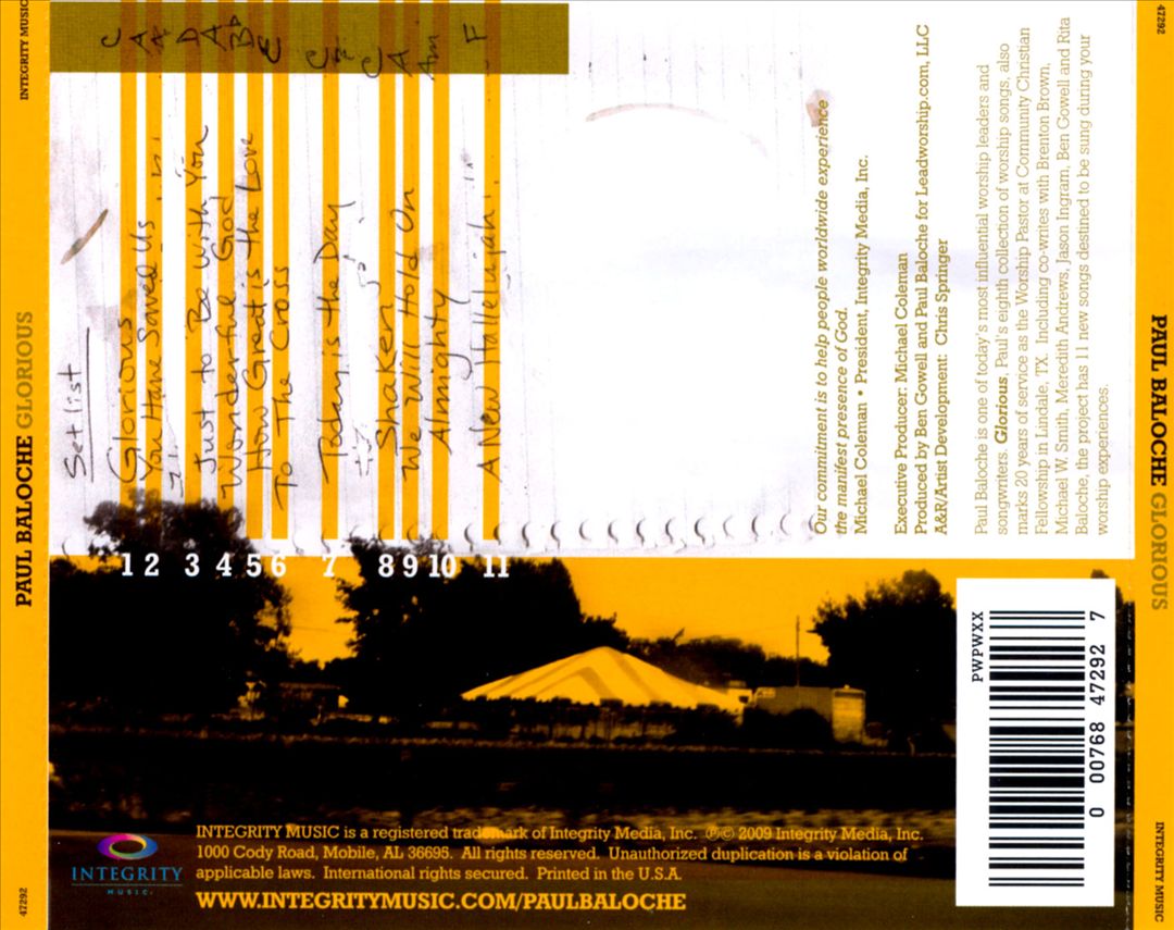Glorious cover art