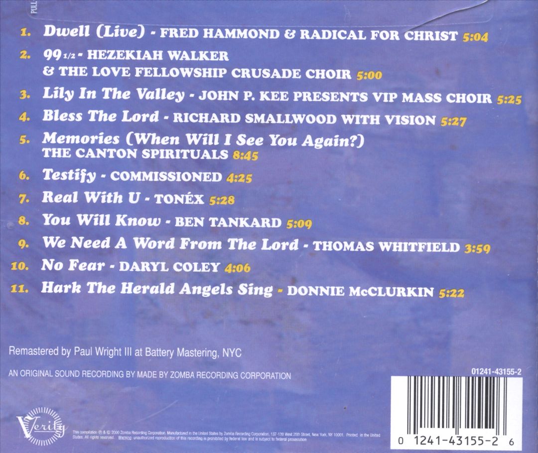 Verity Gospel Greats Live, Vol. 4: Men of Gospel cover art