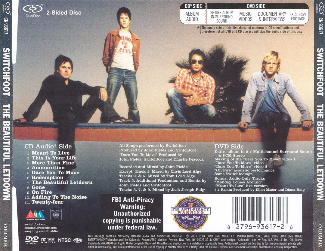 Beautiful Letdown cover art