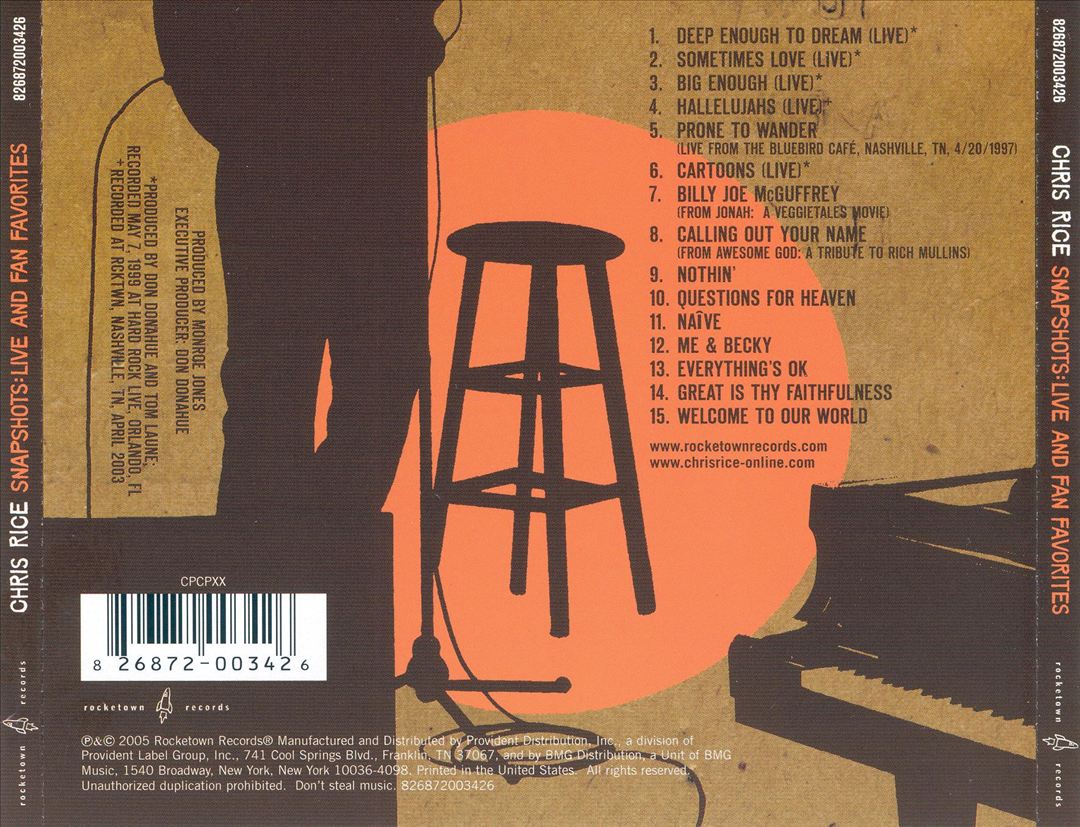 Snapshots: Live and Fan Favorites: February 8, 2005 cover art