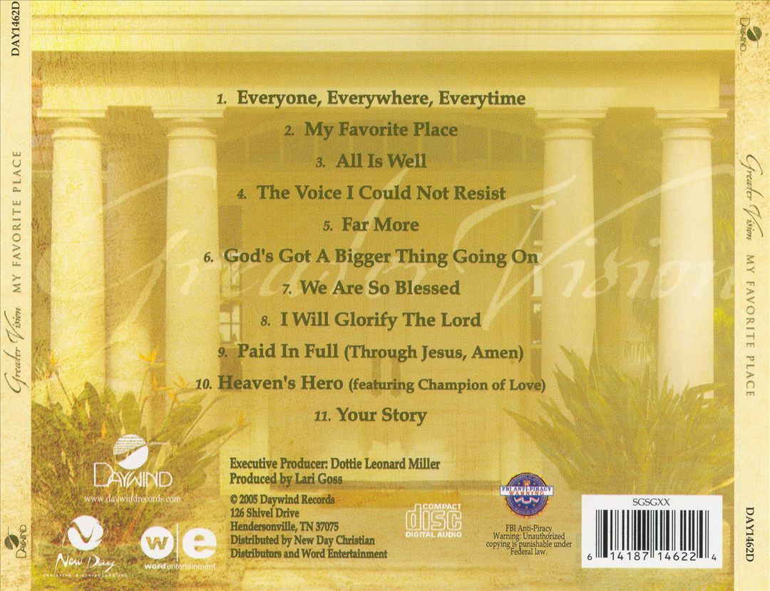 My Favorite Place cover art