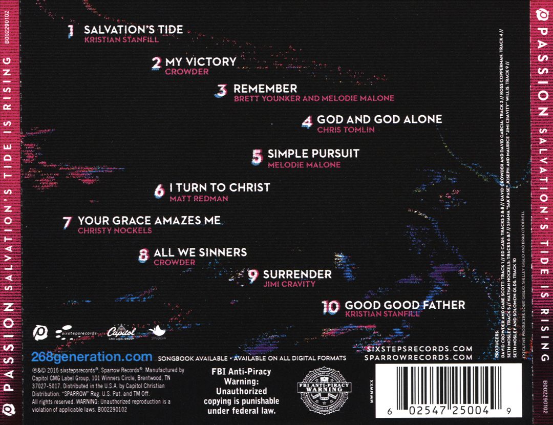 Passion: Salvation's Tide Is Rising cover art