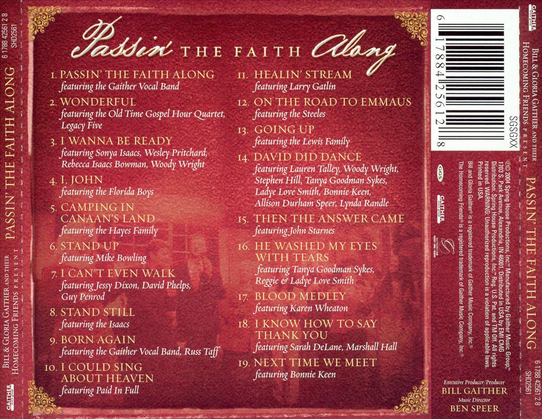 Passin' the Faith Along cover art