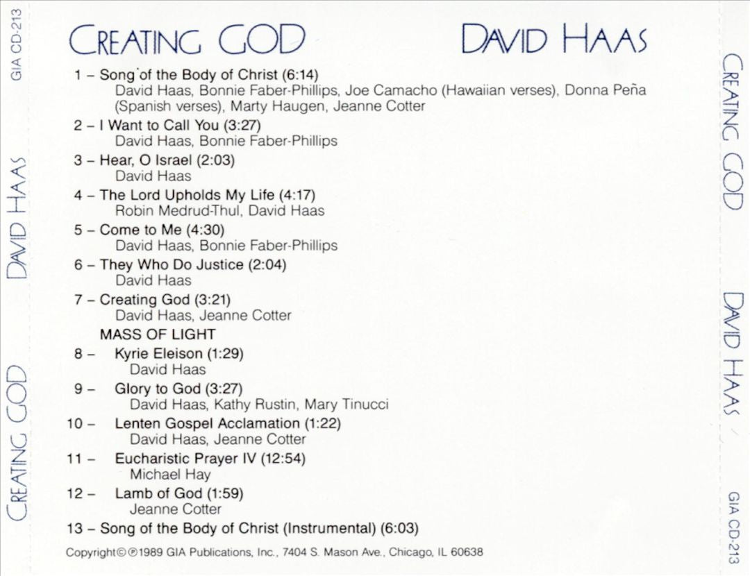 Creating God cover art