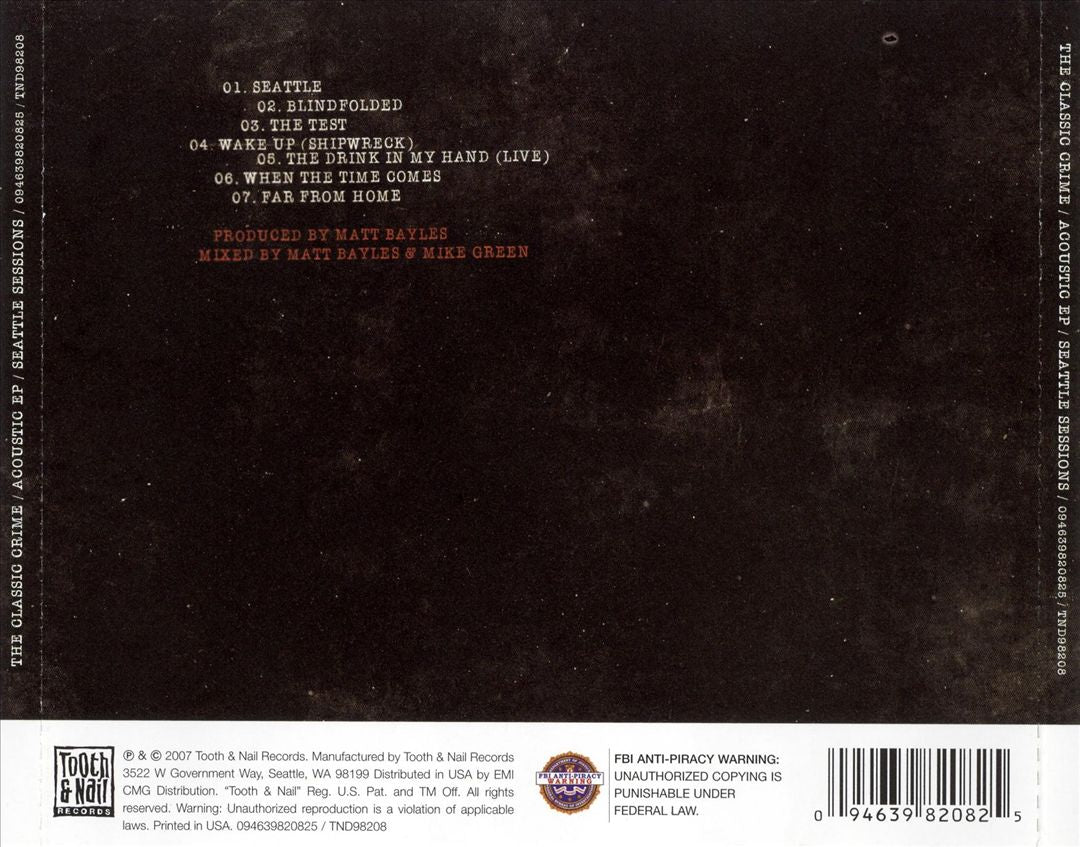 Seattle Sessions cover art