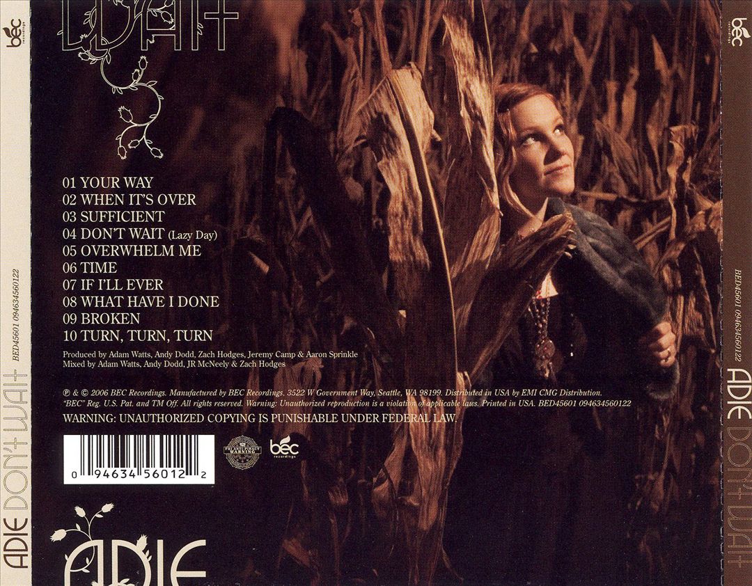 Don't Wait cover art