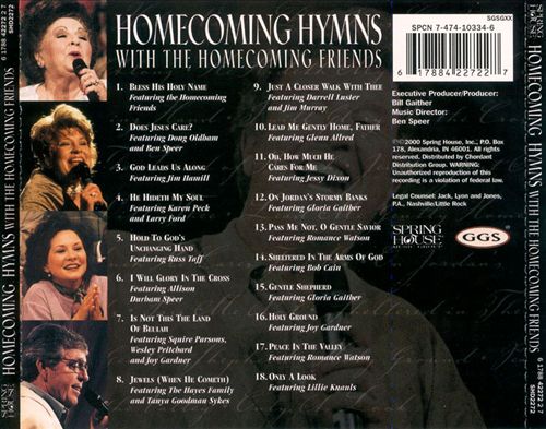 Homecoming Hymns cover art