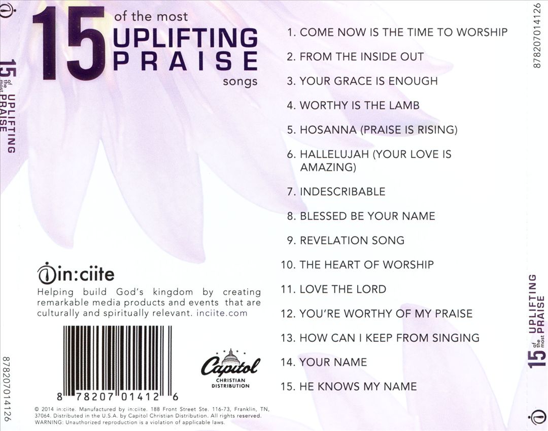 15 Of The Most Uplifting Praise Songs cover art