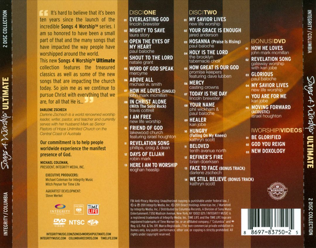 Songs 4 Worship: Ultimate cover art