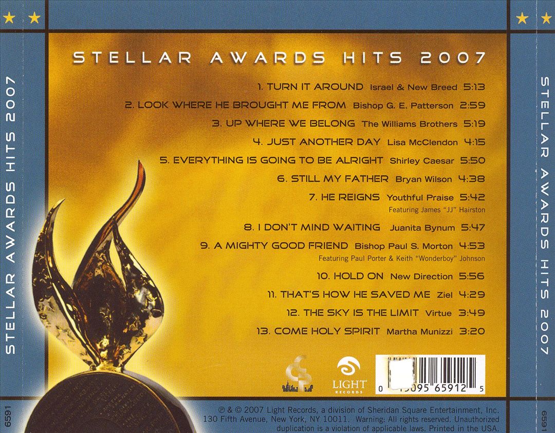 Stellar Award Hits 2007 cover art