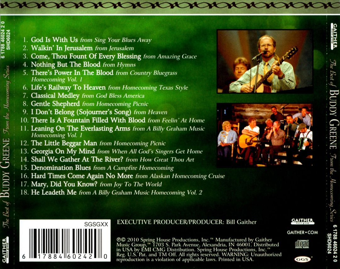 Best of Buddy Greene cover art
