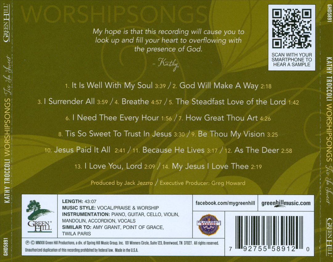 Worshipsongs: 'Tis So Sweet cover art