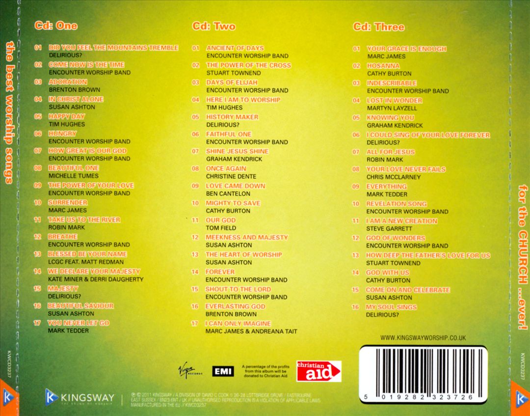 Best Worship Songs for the Church...Ever! cover art