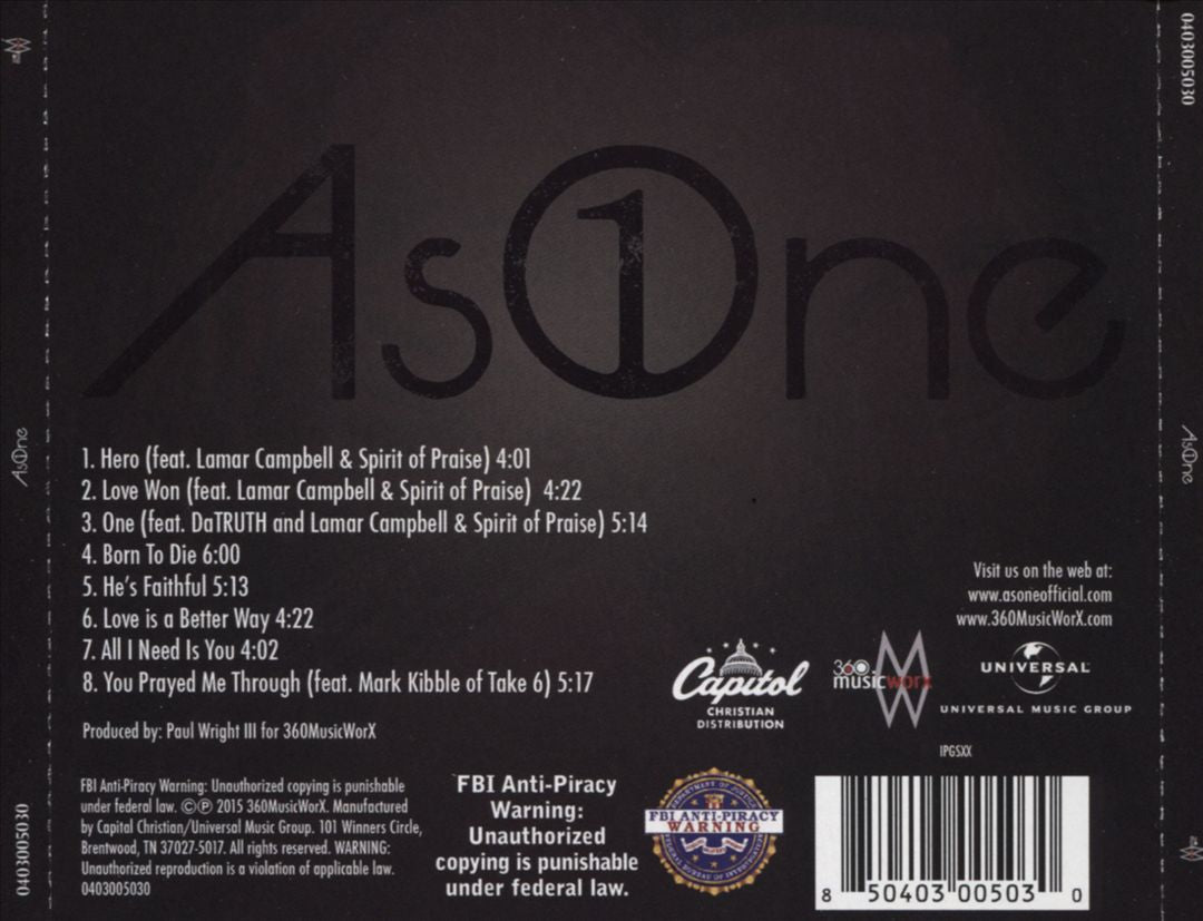 AsOne cover art