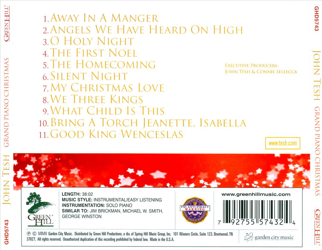 Grand Piano Christmas cover art
