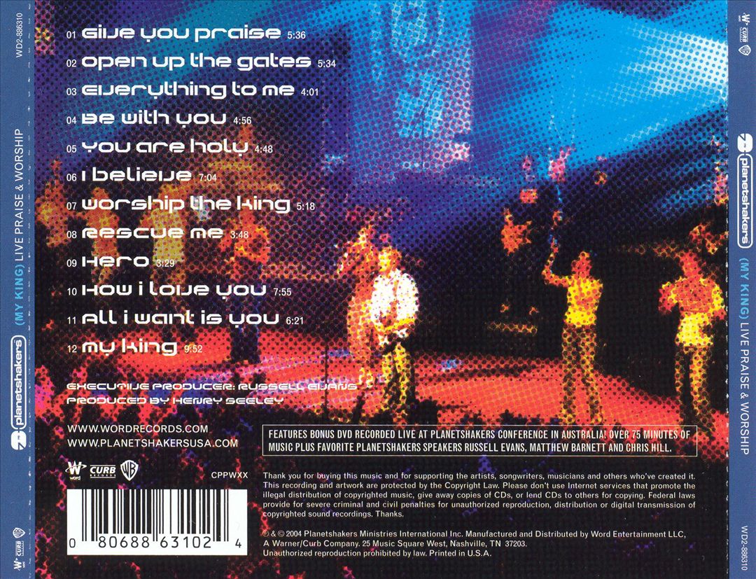 My King: Live Praise & Worship cover art
