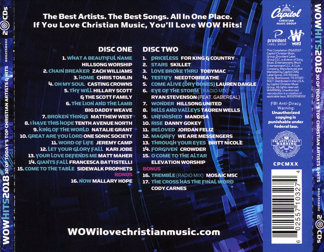 WOW Hits 2018 cover art