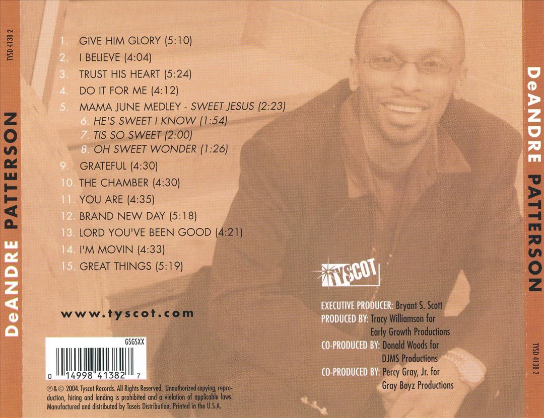Deandre Patterson cover art