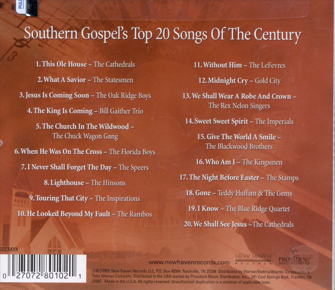 Southern Gospel's Top 20 Songs of the Century cover art