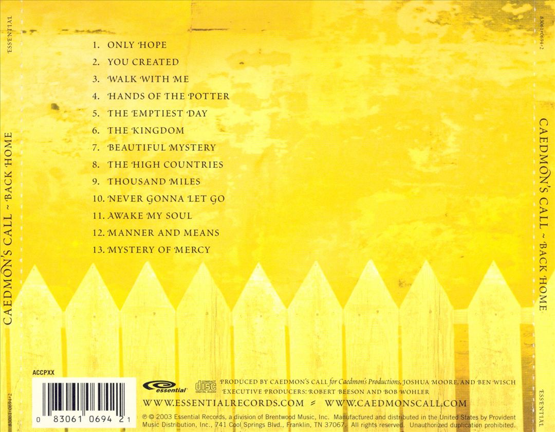 Back Home cover art