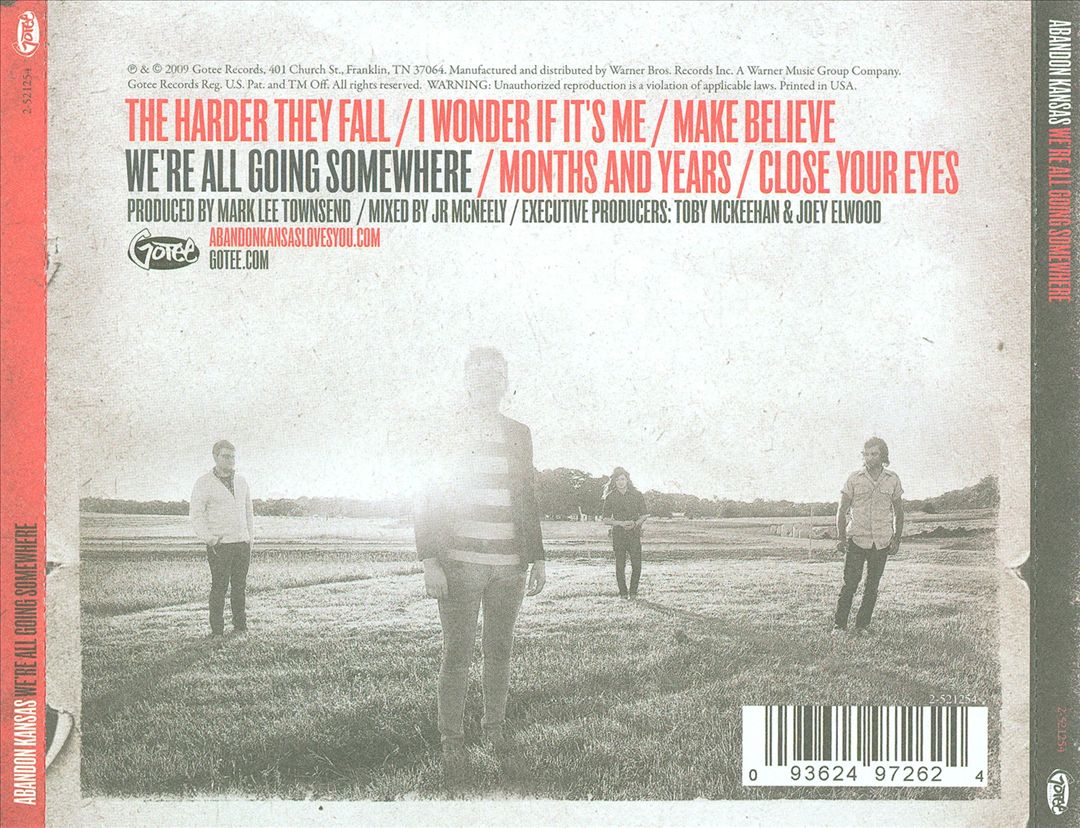 We're All Going Somewhere cover art