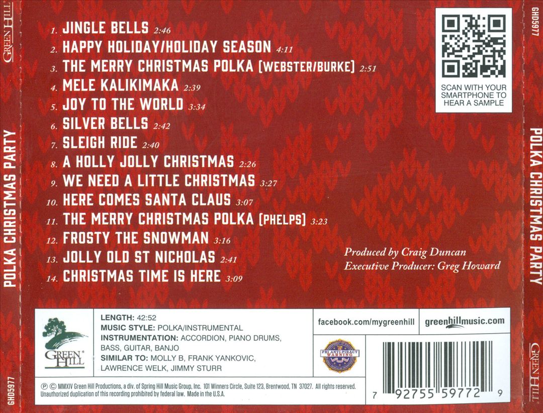 Polka Christmas Party: 14 Holiday Favorites cover art