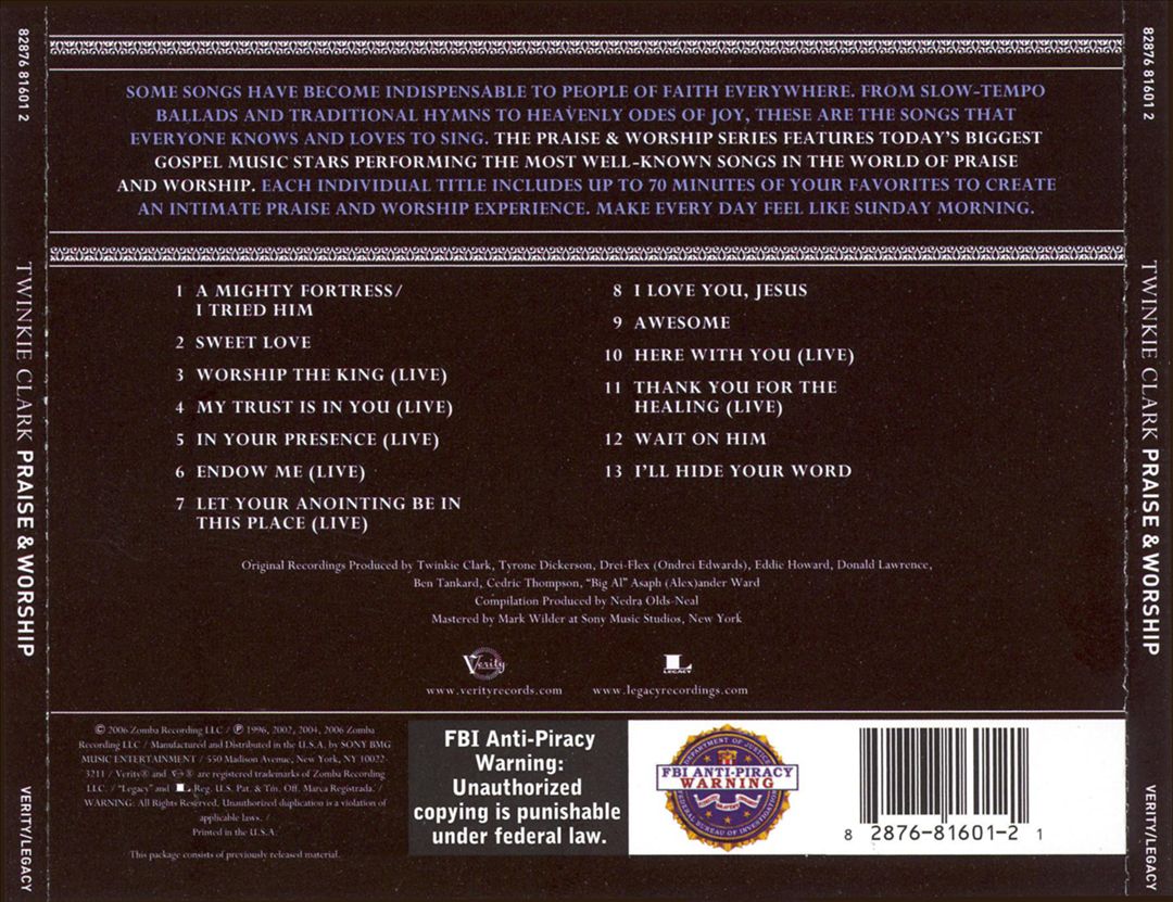 Praise & Worship cover art