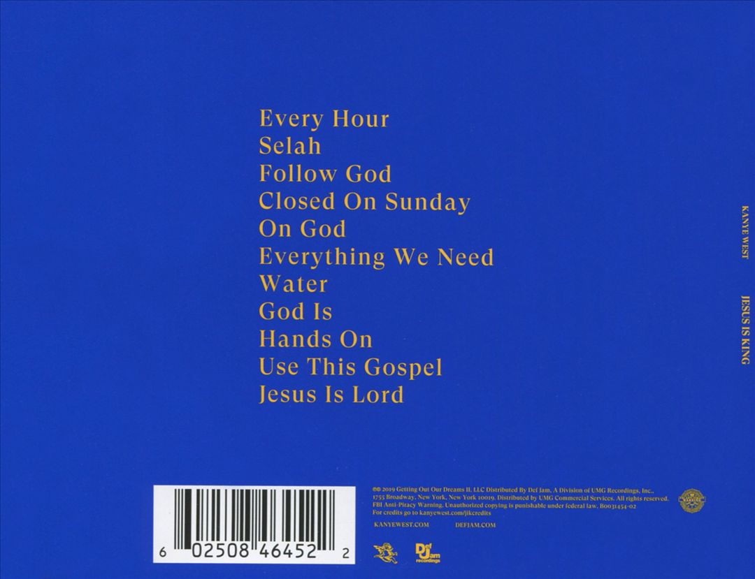 Jesus Is King cover art