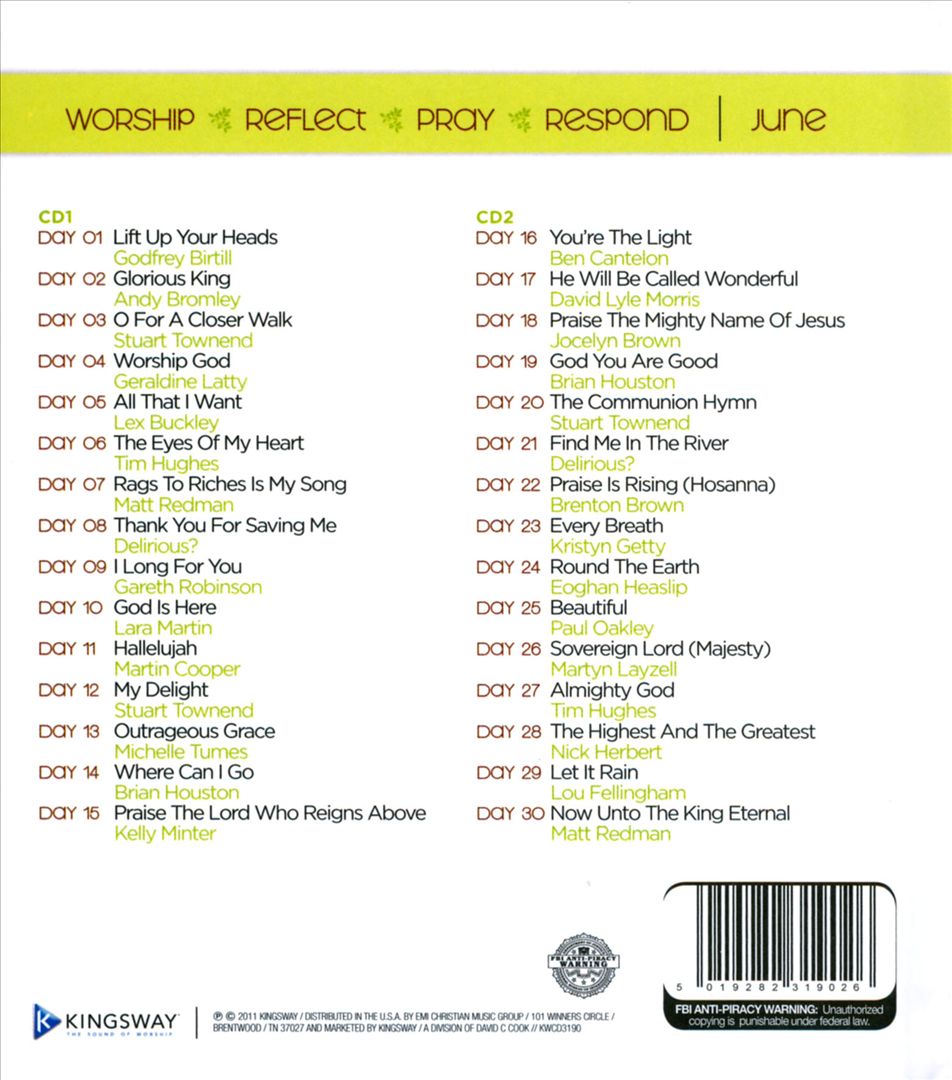Worship Devotional: June cover art