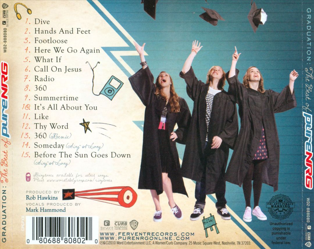 Graduation: The Best of PureNRG cover art