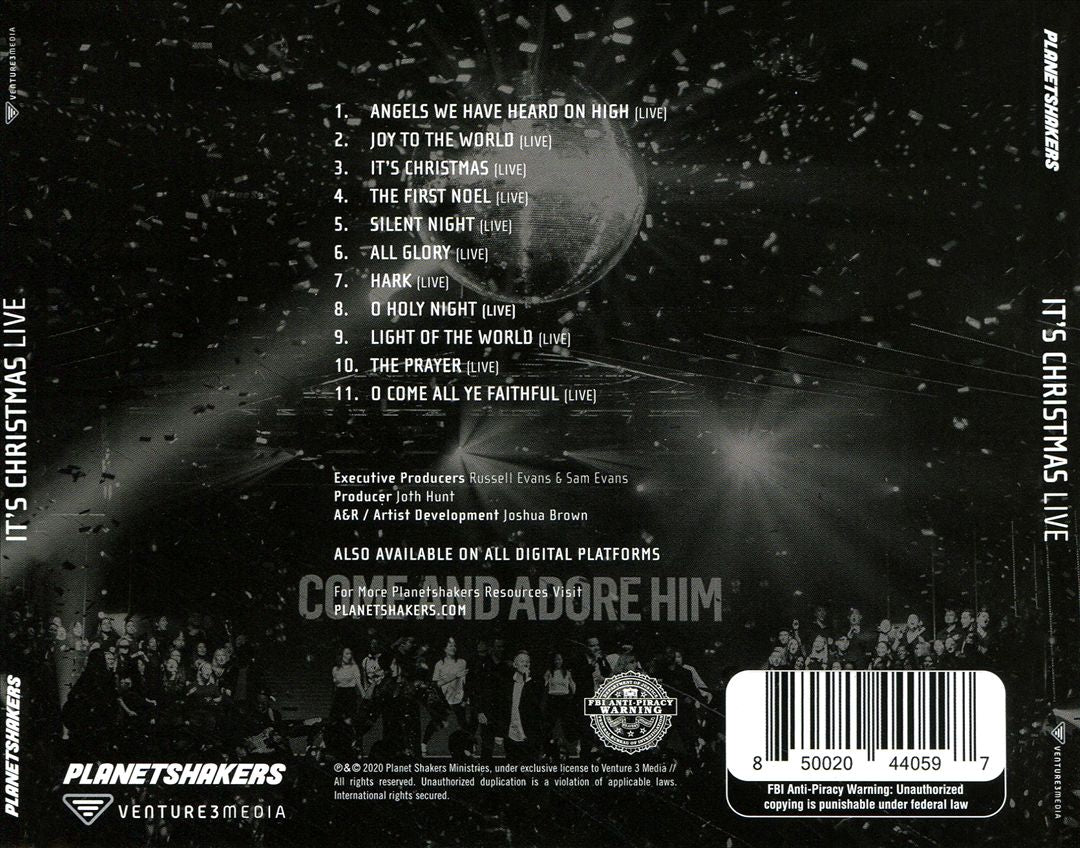It's Christmas: Live cover art