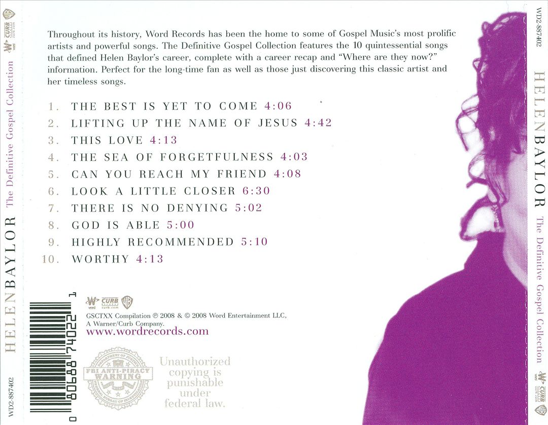 Definitive Gospel Collection cover art