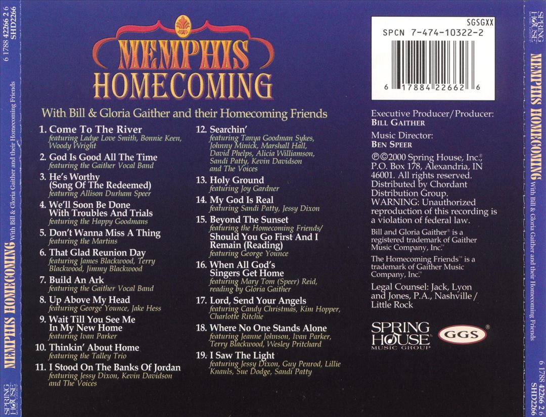 Memphis Homecoming cover art