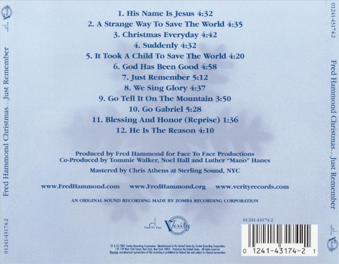 Christmas...Just Remember cover art