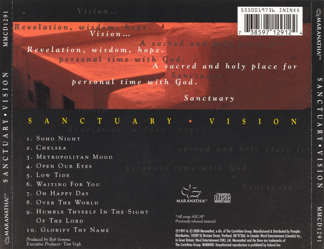 Sanctuary Series: Vision cover art