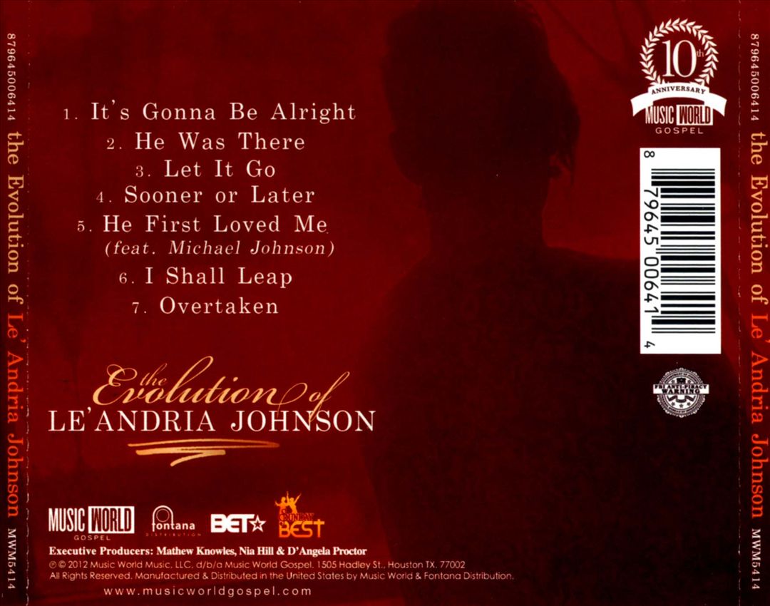 Evolution of Le'andria Johnson cover art