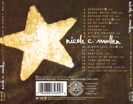 Redeemer: The Best of Nicole C. Mullen cover art