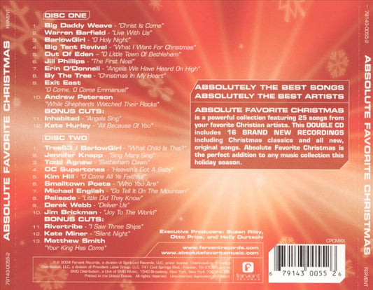 Absolute Favorite Christmas [2004 Fervent Double Disc] cover art