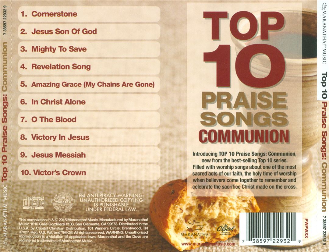 Top 10 Praise Songs: Communion cover art