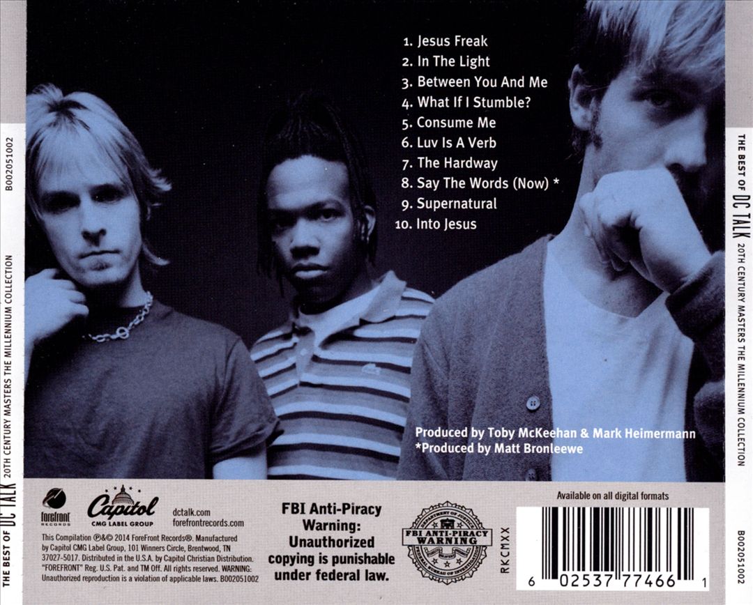 20th Century Masters - The Millennium Collection: The Best of dc Talk cover art