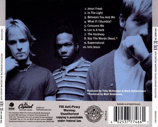 20th Century Masters - The Millennium Collection: The Best of dc Talk cover art