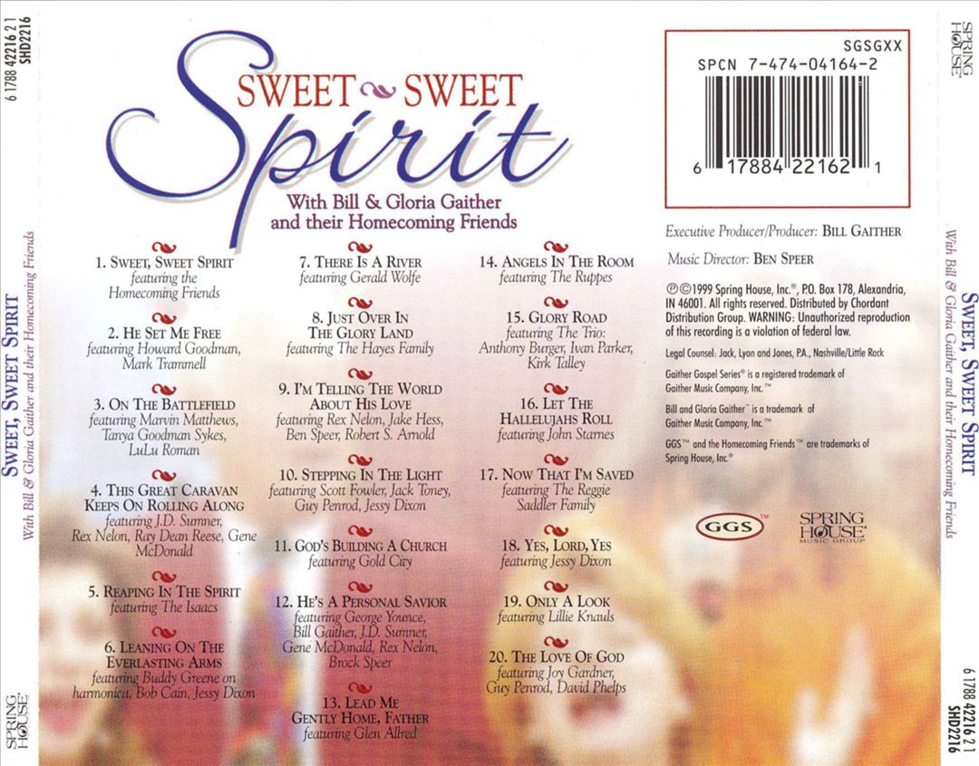 Sweet, Sweet Spirit cover art